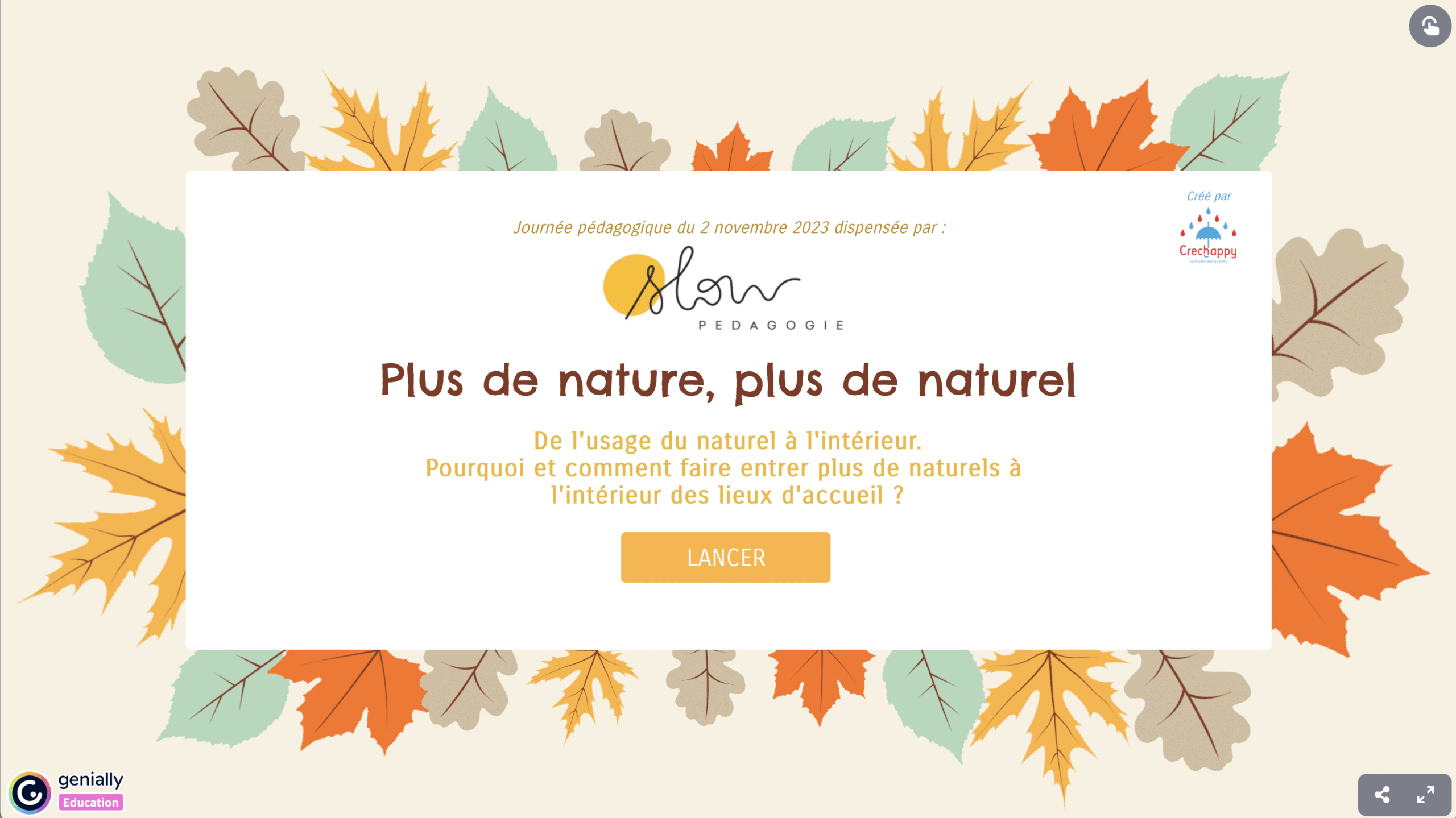 Compte-rendus de formations